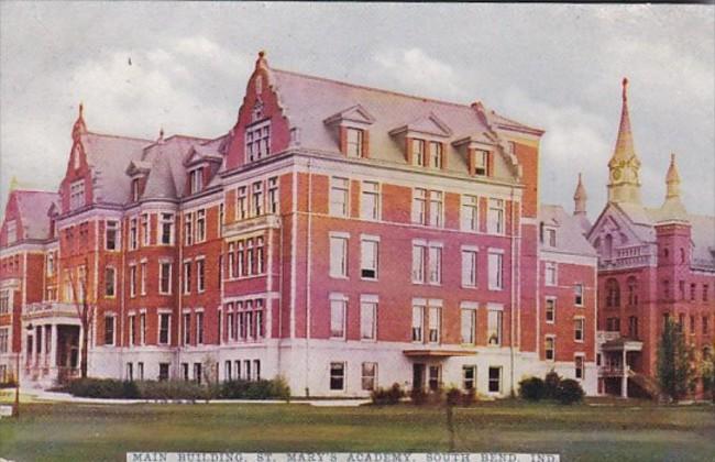 Indiana South Bend Main Building St Mary's Academy 1912