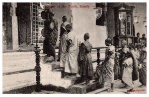 Buddist Priests entering Temple of Tooth, Ceylon