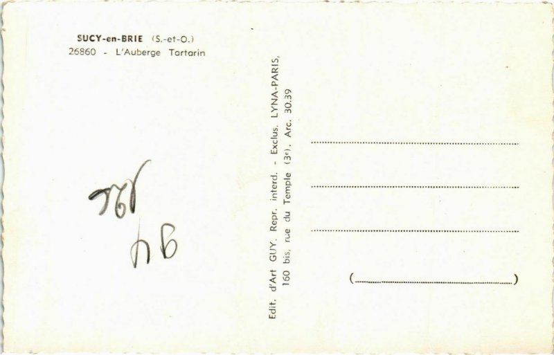 CPA SUCY-en-BRIE Auberge Tartarin (869792)