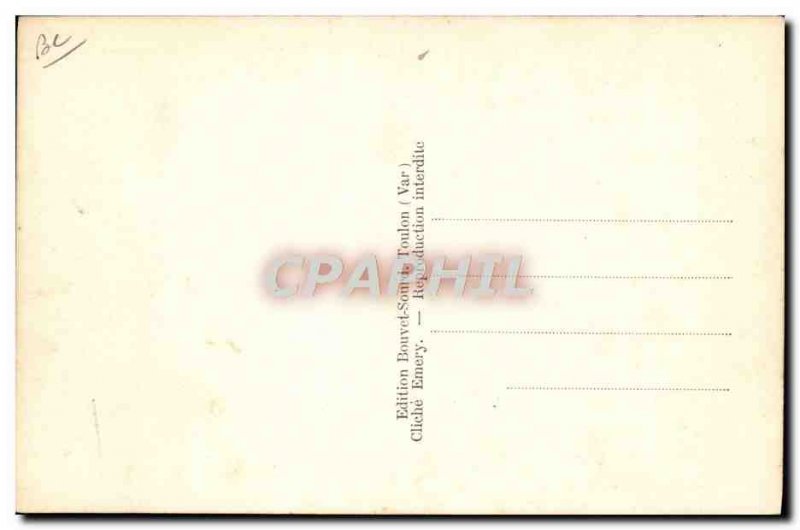 Postcard Old Boat Submarine Submarine Pegase