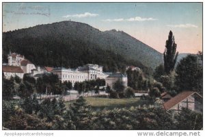 Germany Bad Harzburg Badehaus mit Burgberg 1911