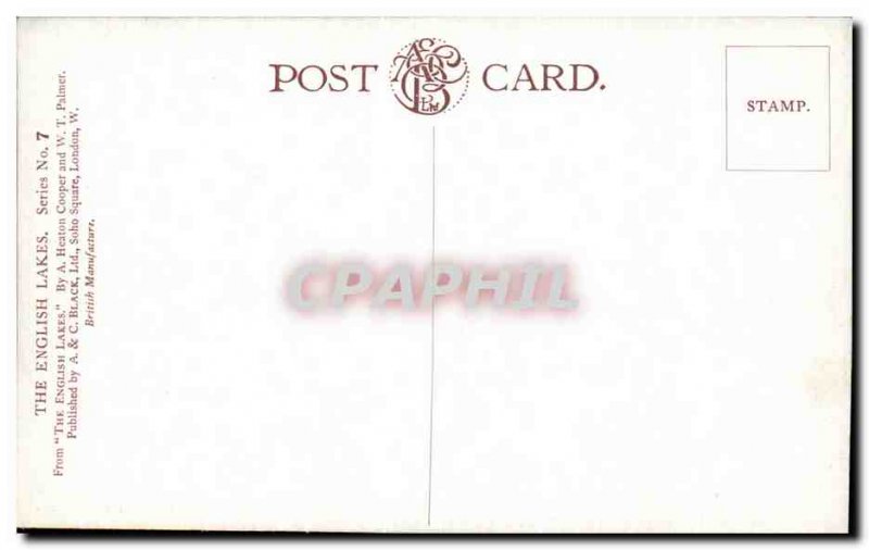 Old Postcard Grasmere Church