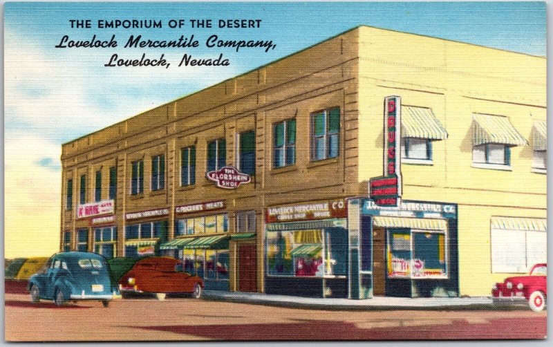 The Emporium Of The Desert Lovelock Mercantile Company Nevada NV Postcard