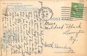 High Bridge Kentucky Postcard