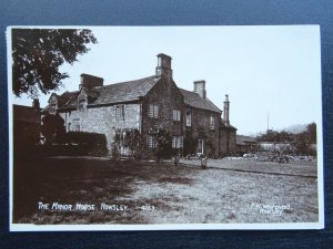 Derbyshire Bakewell ROWSLEY The Manor House (1) c1912 RP Postcard by R. Sneath