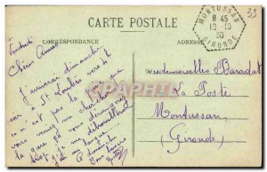 Old Postcard The Eglisottes The church