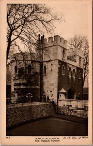 England London Tower Of London Vintage Postcard C002