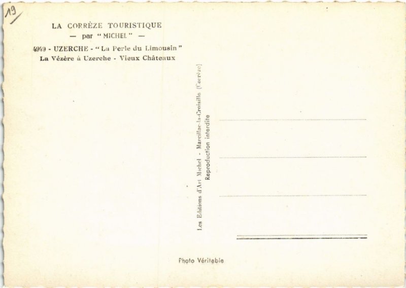 CPM Uzerche - La Vezere a Uzerche - Vieux Chateaux (1060111)