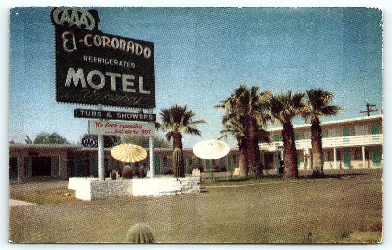 Postcard AZ Gila Bend El Coronado Motel  D16