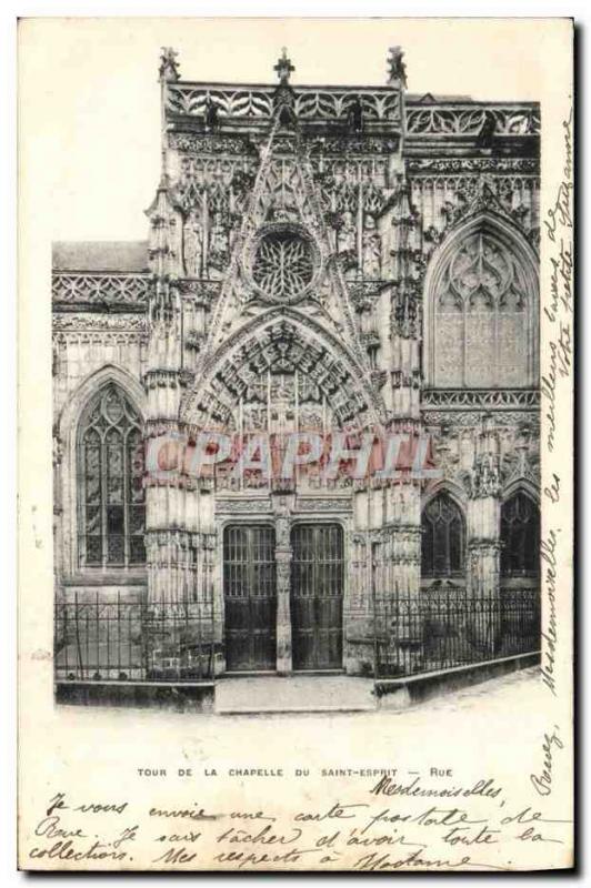 Old Postcard Tour De La Chapelle Du Street Spirit