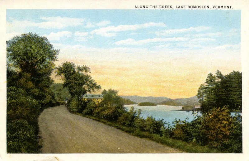 VT - Lake Bomoseen. Drive Along the Creek