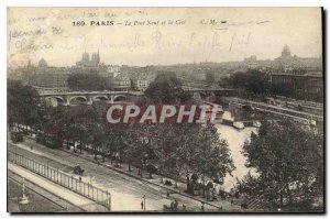 Postcard Old Paris Pont Neuf and Cite