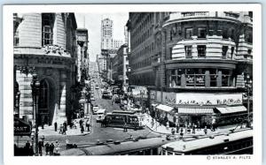 SAN FRANCISCO, California CA   POWELL STREET Scene Cable Cars Turntable Postcard