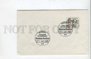 293396 GERMANY 1965 year COVER Bonn Matthias OWL