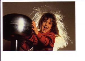 Girl with Her Hair Flying, Astonished Visitor, Nature Science Center, Winston...