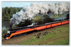 c1950 Southbound PNWC NRHS Daylight Locomotive 4449 1981 Railfair Train Postcard