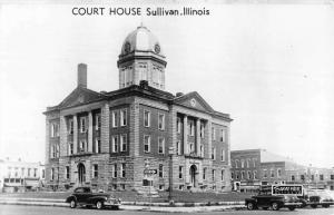 Sullivan Illinois Court House Real Photo Antique Postcard K53996