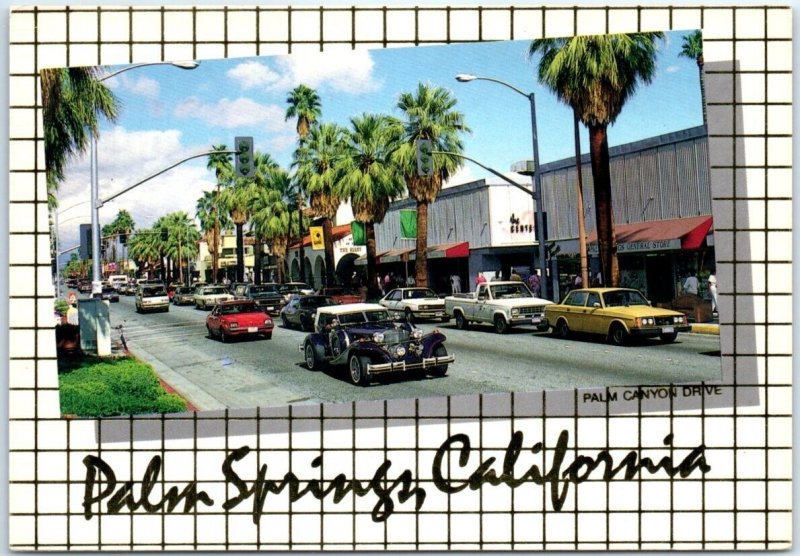 Postcard - Palm Canyon Drive - Palm Springs, California