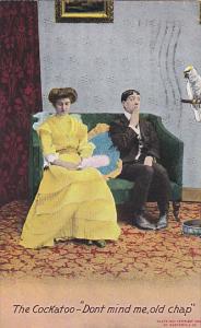 Bamforth Series No 1080 Romantic Couple On Couch 1909