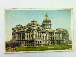 Vintage Postcard 1910 State House Indianapolis IN Indiana