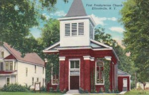 Church First Presbyterian Church Ellicottville New York Curteich