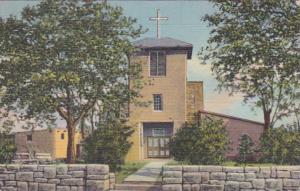 New Mexico Santa Fe San Miguel Mission Oldest Church In U S 1944 Curteich