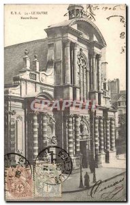 Old Postcard Le Havre Notre Dame