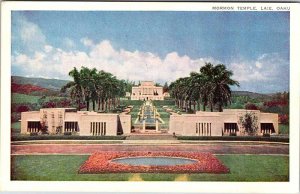 Postcard CHURCH SCENE Laie Hawaii HI AO9922