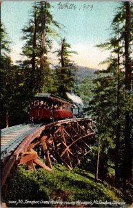 PC Mt. Tamalpais Scenic Railway Crossing The Canyon in Mt. Tamalpais California