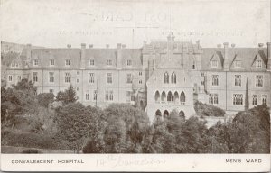 Convalescent Hospital 14th Canadian ?? Men's Ward WW1 Unused Litho Postcard F84