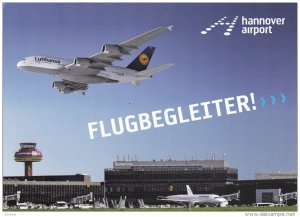 LUFTHANSA  Jet Airplane , Hannover Airport , Germany , 80-90s