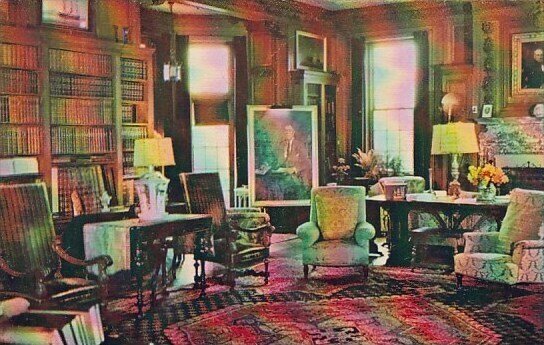 New York Hyde Park The living Room Home Of Franklin D Roosevelt National Hist...