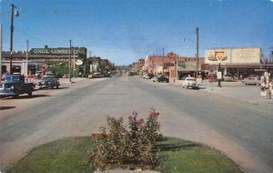 Kalispell Montana Street Scene Vintage Postcard AA10029