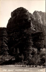Real Photo Postcard Rock Formations at Oak Creek Canyon, Arizona
