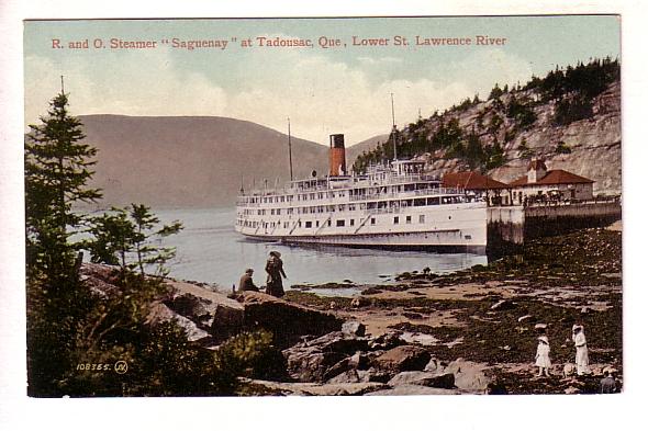 R and O Steamer Saguenay, Tadoussac, Quebec 