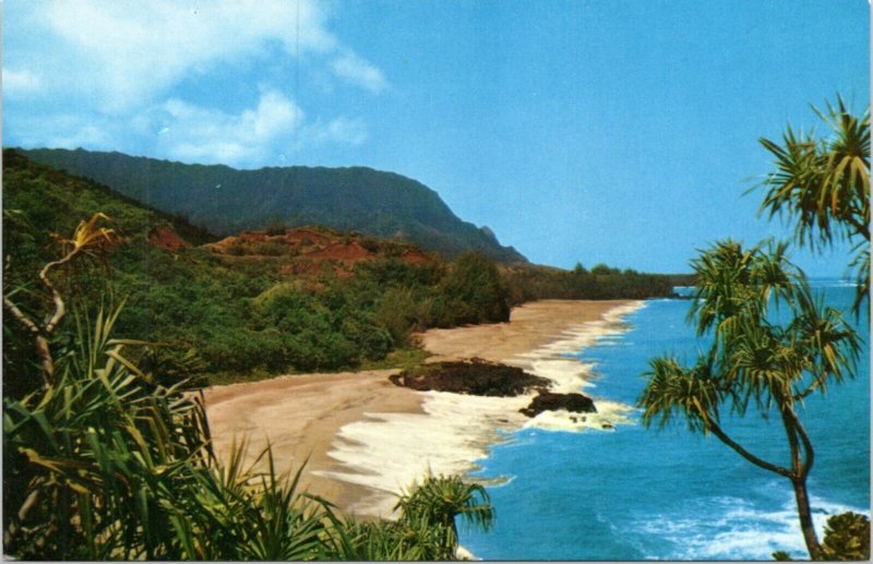 Postcard Hawaii Kauai - Lumahai Beach