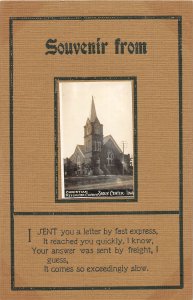 G39/ Sioux Center Iowa RPPC Postcard c1910 Christian Reformed Church