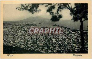 Postcard-Old Napoli Via Partenope e Castel dell Ovo
