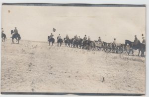 World War One Military Cavalry Horses Soldiers RPPC Photo Postcard Tom Norton