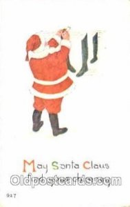 Santa Claus, Christmas  1913 very small crease right top corner, minor corner...