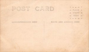 J85/ Interesting RPPC Postcard c1910 Trolley Interurban Depot People 486