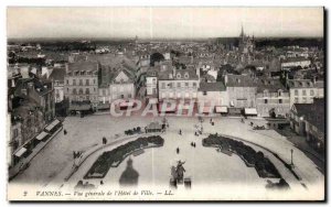 Old Postcard Vannes Vue Generale of City Hotel