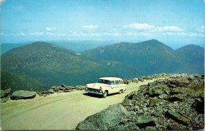 Mt Washington Auto Road Car White Mountains New Hampshire NH Postcard Unused UNP 