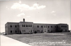 Real Photo Postcard Plymouth County Home in Le Mars, Iowa