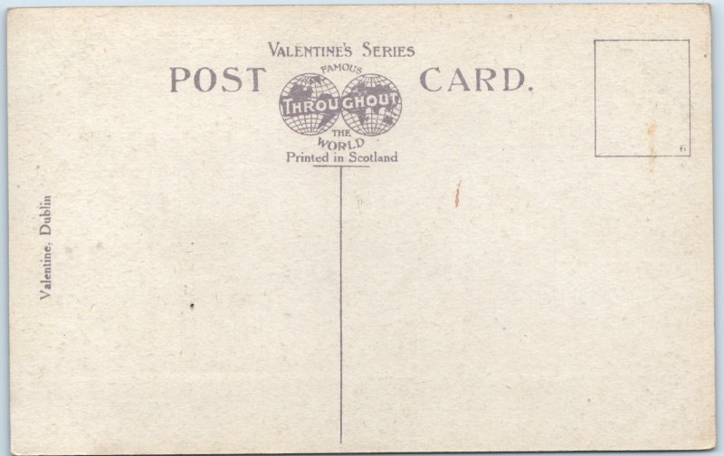 c1910s Ballyholme Park Bangor Co Down Postcard Seaside Garden Path People Gate