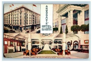 C.1910 Argonauts' Hotel 4th & Market San Francisco Postcard F30