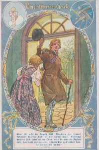 Binein Fahrender Gesell Bin Ein Fahrender Gesell Antique German Postcard