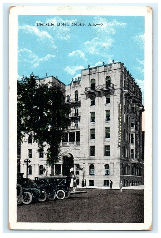 Bienville Hotel Mobile AL Alabama Postcard (EI2)