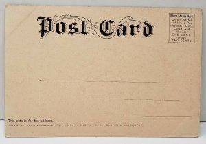 The Old First Church Concord Massachusetts c1905 Postcard B13