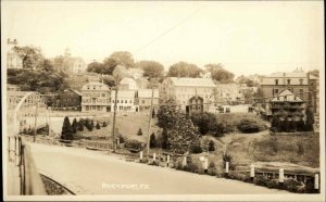 Rockport Maine ME Bridge Harbor 1920s-30s RPPC Real Photo Postcard